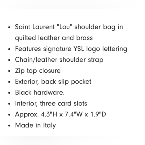 YSL Mini Lou Patent Leather Crossbody Bag - Picture 17 of 17